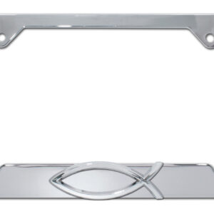 Christian Fish Open 2026 License Plate Frame