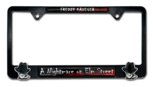 Nightmare on Elm Street Freddy Krueger All 2026 License Plate Frame