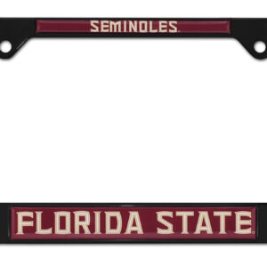 Florida State Seminoles Black 2026 License Plate Frame