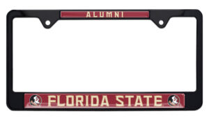 Florida State Alumni Black 2026 License Plate Frame