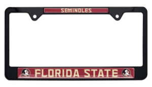 Florida State Seminoles Black 2026 License Plate Frame