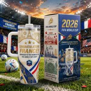France Global Soccer Event 2026 Round of 16 Qualification Tumbler