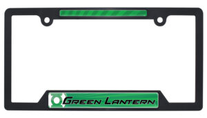Green Lantern Black Open Corners 2026 License Plate Frame