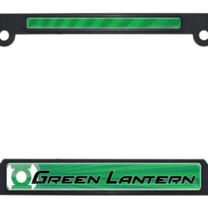 Green Lantern Black Open Corners 2026 License Plate Frame