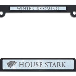 Game of Thrones House Stark Open Corner 2026 License Plate Frame