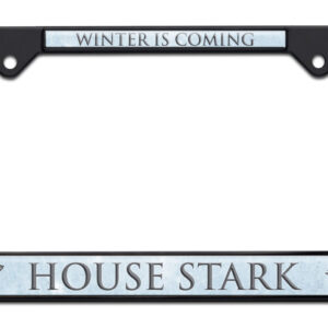 Game of Thrones House Stark Black 2026 License Plate Frame