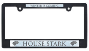 Game of Thrones House Stark 2026 License Plate Frame