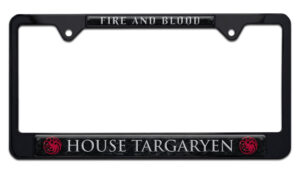 Game of Thrones House Targaryen 2026 License Plate Frame