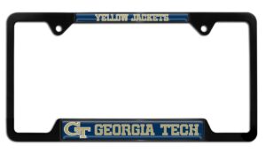 Georgia Tech Yellow Jackets Black 2026 License Plate Frame