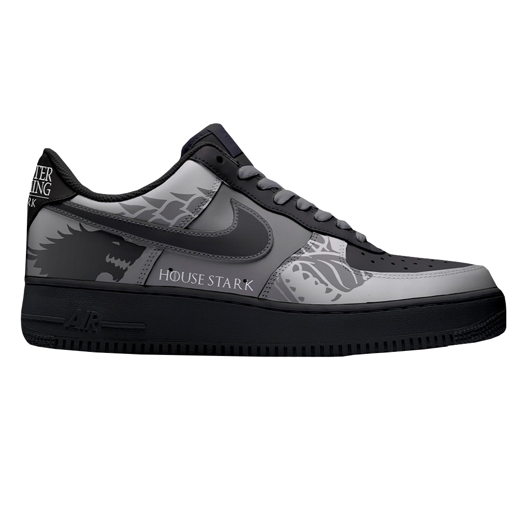 Game of Thrones House Of Stark Air Force 1 Shoes Sneakers 1 Game of Thrones House Of Stark Air Force 1 Shoes Sneakers