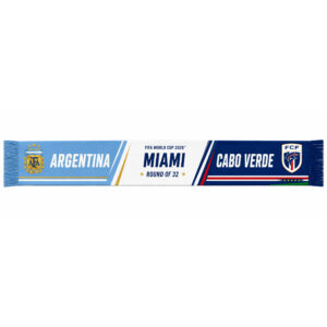 Global Soccer Event 2026 Argentina Vs Cabo Verde Scarf Version 5