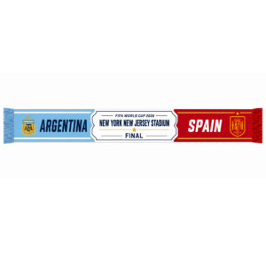 Global Soccer Event 2026 Argentina Vs Spain Final Scarf Version 2
