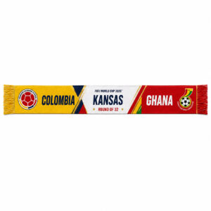 Global Soccer Event 2026 Colombia Vs Ghana Scarf Version 2