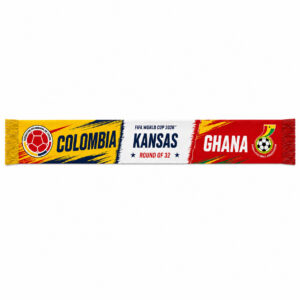 Global Soccer Event 2026 Colombia Vs Ghana Scarf Version 4