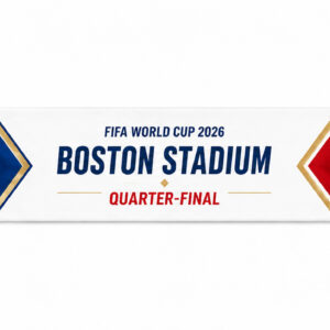 Global Soccer Event 2026 France Vs Morocco Quarter Final Scarf Version 3