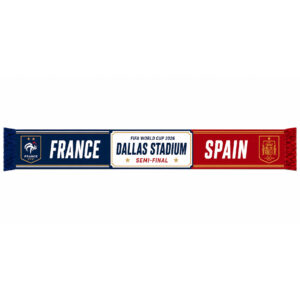 Global Soccer Event 2026 France Vs Spain Quarter Final Scarf Version 5