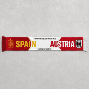 Global Soccer Event 2026 Spain Vs Austria Scarf Version 3