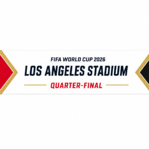 Global Soccer Event 2026 Spain Vs Belgium Quarter Final Scarf Version 1