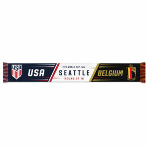 Global Soccer Event 2026 USA Vs Belgium Scarf Version 9