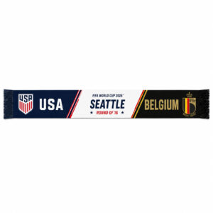 Global Soccer Event 2026 USA Vs Belgium Scarf Version 5