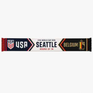 Global Soccer Event 2026 USA Vs Belgium Scarf Version 7