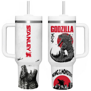 Godzilla King Of The Monsters 2026 40oz White Tumbler