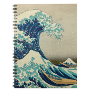 Great Wave off Kanagawa Japanese Art Notebook