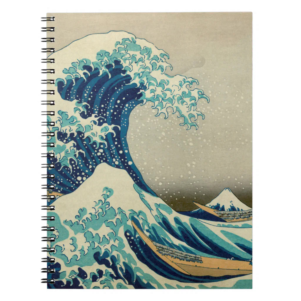 Great Wave off Kanagawa Japanese Art Notebook 1 Great Wave off Kanagawa Japanese Art Notebook