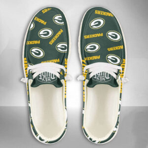 Green Bay Packers 2026 Hey Dude Shoes For Football Fans