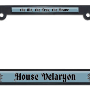 House of the Dragon - House Velaryon Black 2026 License Plate Frame