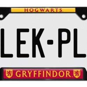 Harry Potter Gryffindor Black Open 2026 License Plate Frame