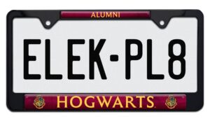 Harry Potter Alumni Black Standard 2026 License Plate Frame