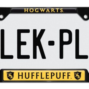 Harry Potter Hufflepuff Black Open 2026 License Plate Frame