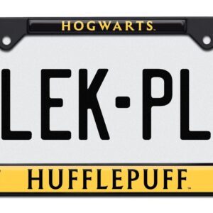 Harry Potter Hufflepuff Black Standard 2026 License Plate Frame