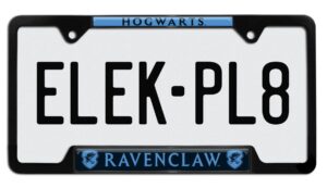 Harry Potter Ravenclaw Black Open 2026 License Plate Frame