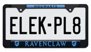 Harry Potter Ravenclaw Black Standard 2026 License Plate Frame