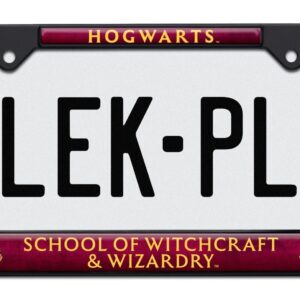 Harry Potter Hogwarts Black Standard 2026 License Plate Frame