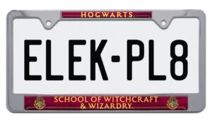 Harry Potter Hogwarts Standard 2026 License Plate Frame