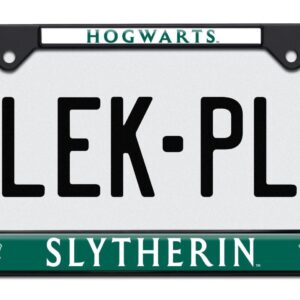 Harry Potter Slytherin Black Standard 2026 License Plate Frame