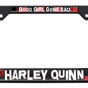 Harley Quinn Black 2026 License Plate Frame
