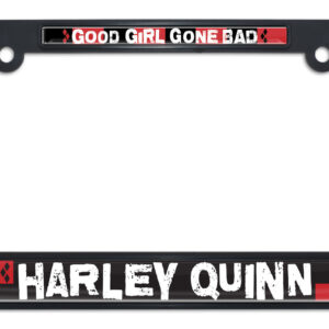 Harley Quinn Black 2026 License Plate Frame