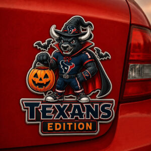 Houston Texans Halloween Edition Car Badge Emblem