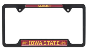 Iowa State Alumni Black 2026 License Plate Frame