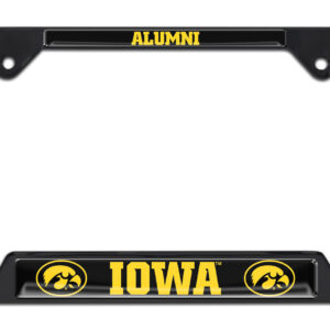 Iowa Alumni Black 2026 License Plate Frame