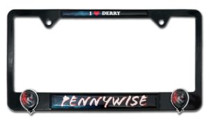 Pennywise IT Movie "I Love Derry" All 2026 License Plate Frame