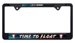 Time to Float "I Love Derry" 2026 License Plate Frame Black Standard Size 2026 License Plate Frame