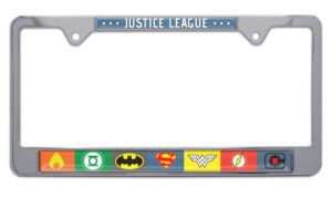 Justice League Color 2026 License Plate Frame