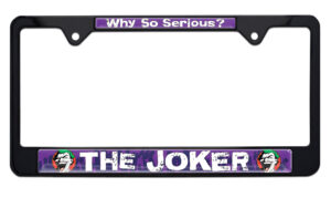 Joker Black 2026 License Plate Frame