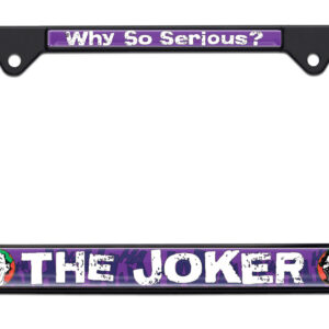 Joker Black 2026 License Plate Frame