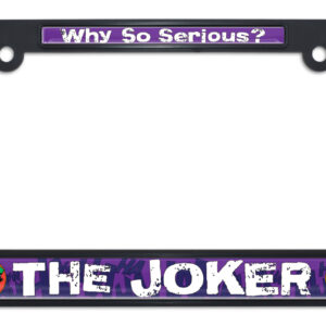 Joker Black 2026 License Plate Frame